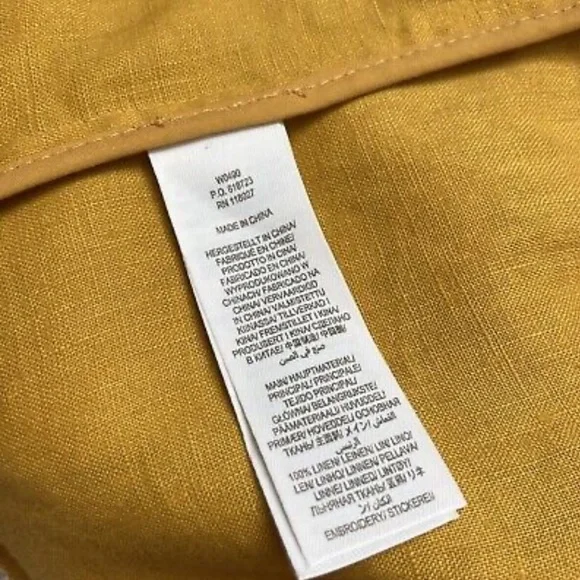 Boden - Laura Linen Embroidered Dress Sz 6L - Picture 13 of 13